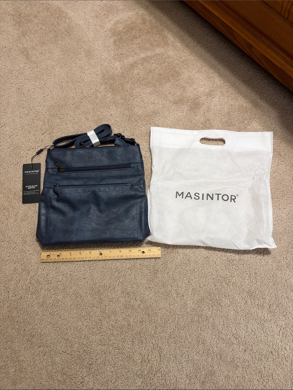 Masintor Women’s Navy Crossbody Bag